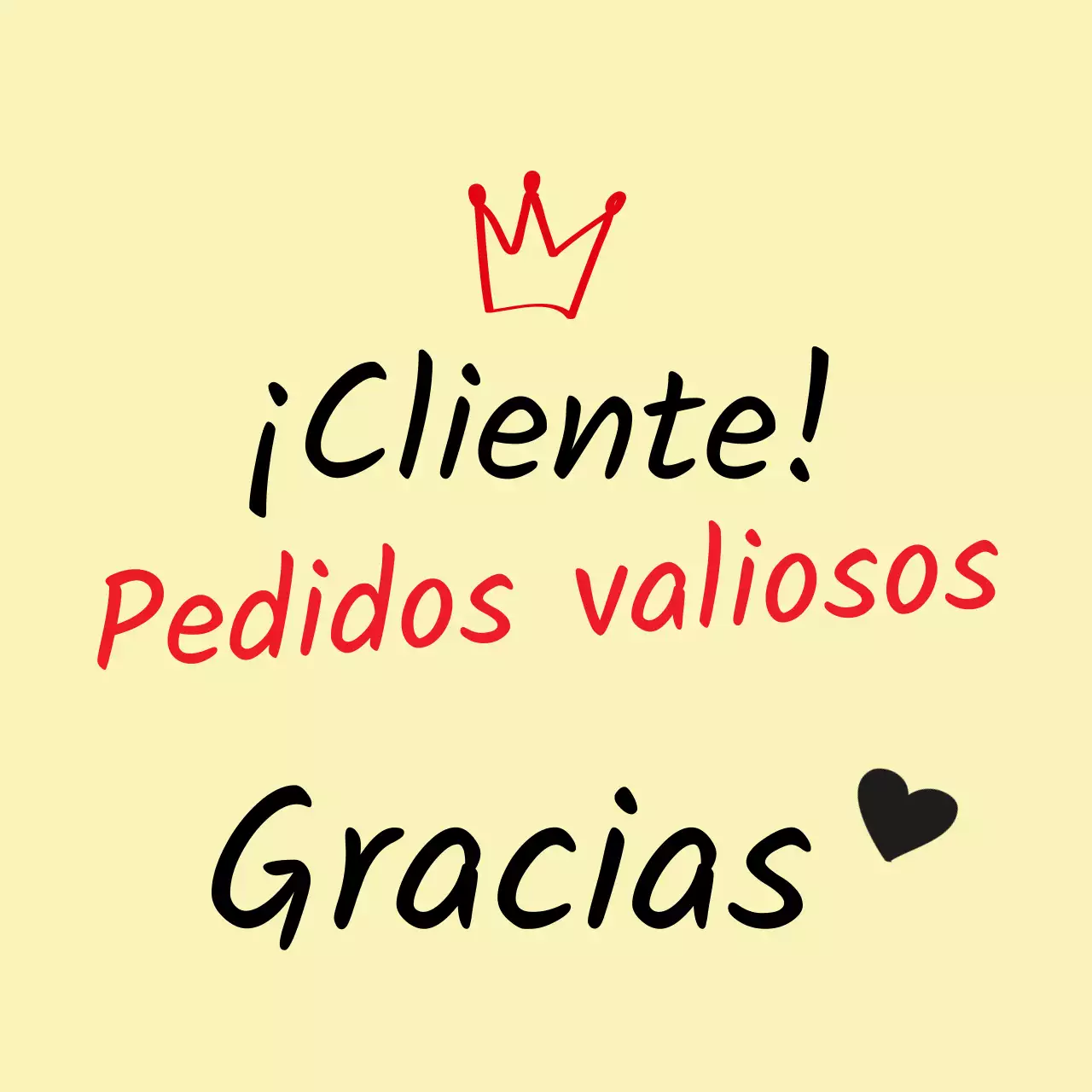 Mensaje de agradecimiento por la entrega