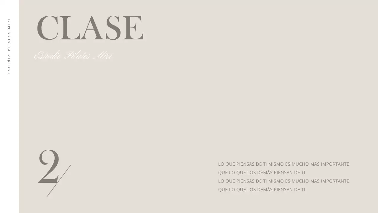 Una moderna introducción al Pilates en beige y marrón