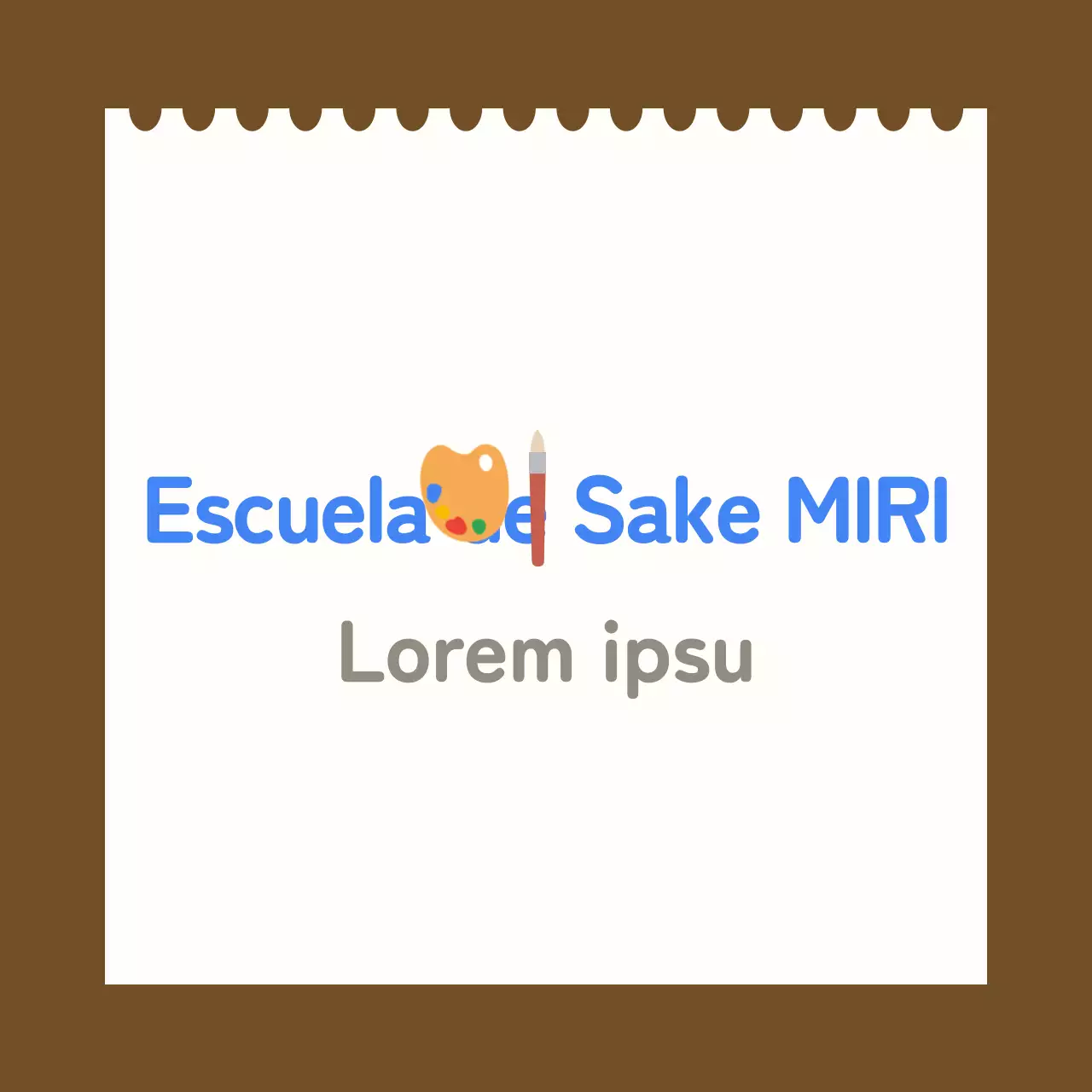 Balsa de escuela de arte infantil con fondo blanco de cuaderno de dibujo