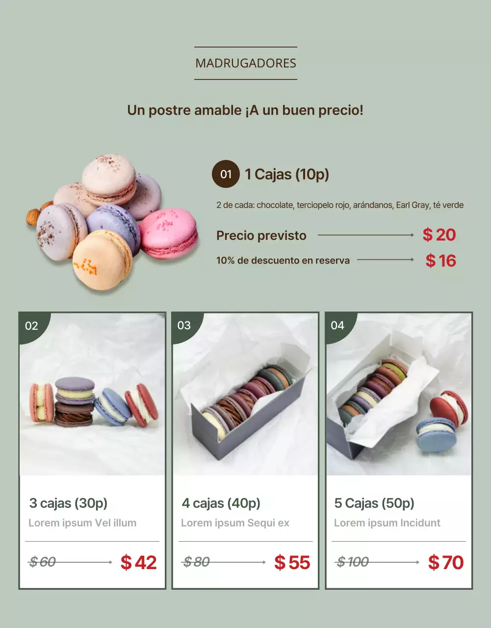 Presentamos el Fondo Vegano para Macarons de Menta y Rojo