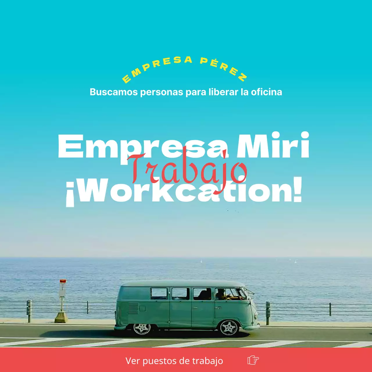 Un espacio de trabajo fresco y nítido en azul y amarillo