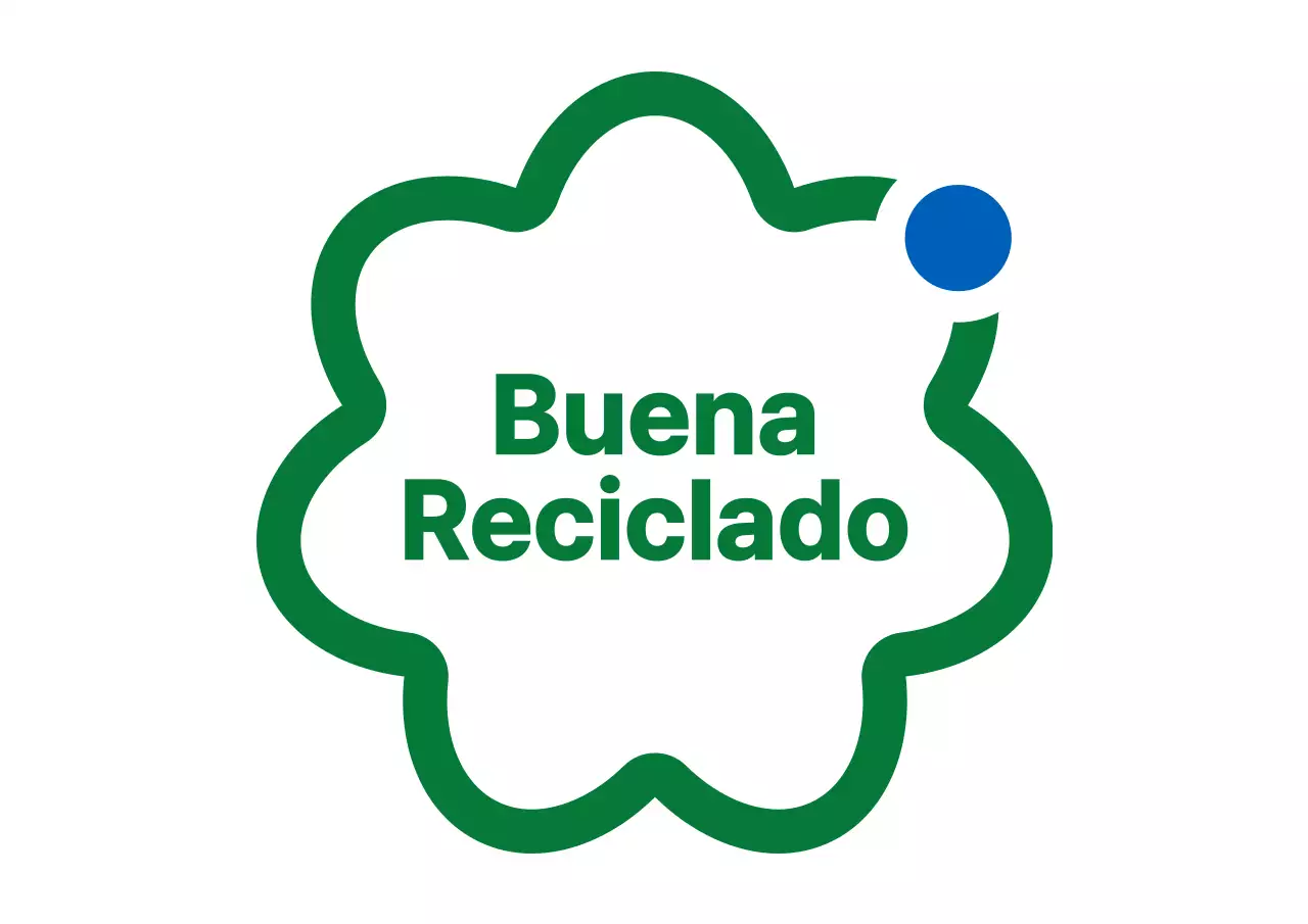 Combinación sencilla de icono y texto en verde y azul Campañas verdes