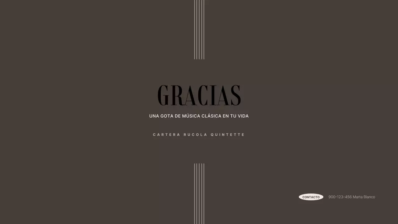 Cartera de organizaciones de artes escénicas en tonos marrones y apagados