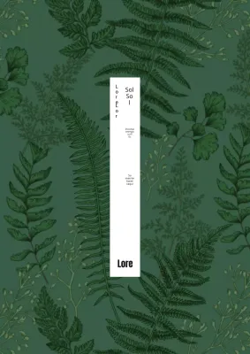 Dentro del libro de hierbas verdes y calmantes