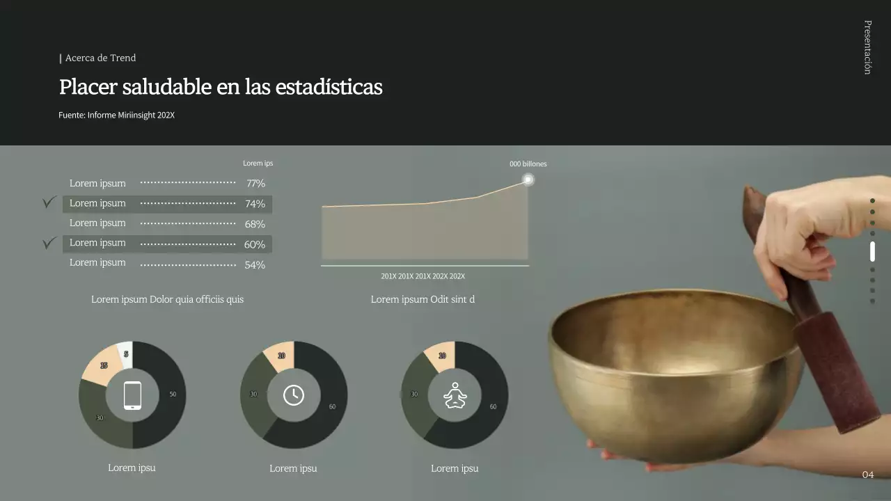 Imagen gris-verde resaltada Placer saludable Información sobre salud mental