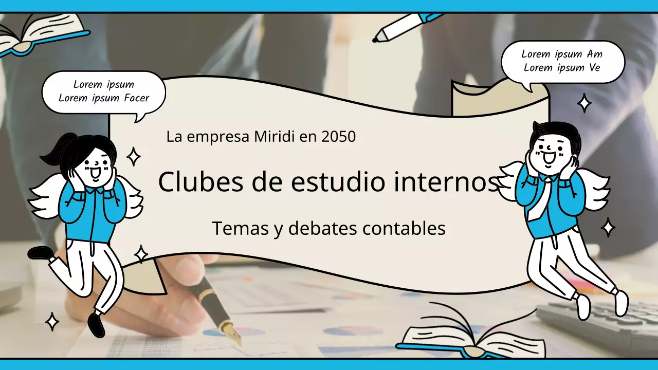 Azul claro, lindo concepto de ilustración para un club YouTube thumbnail