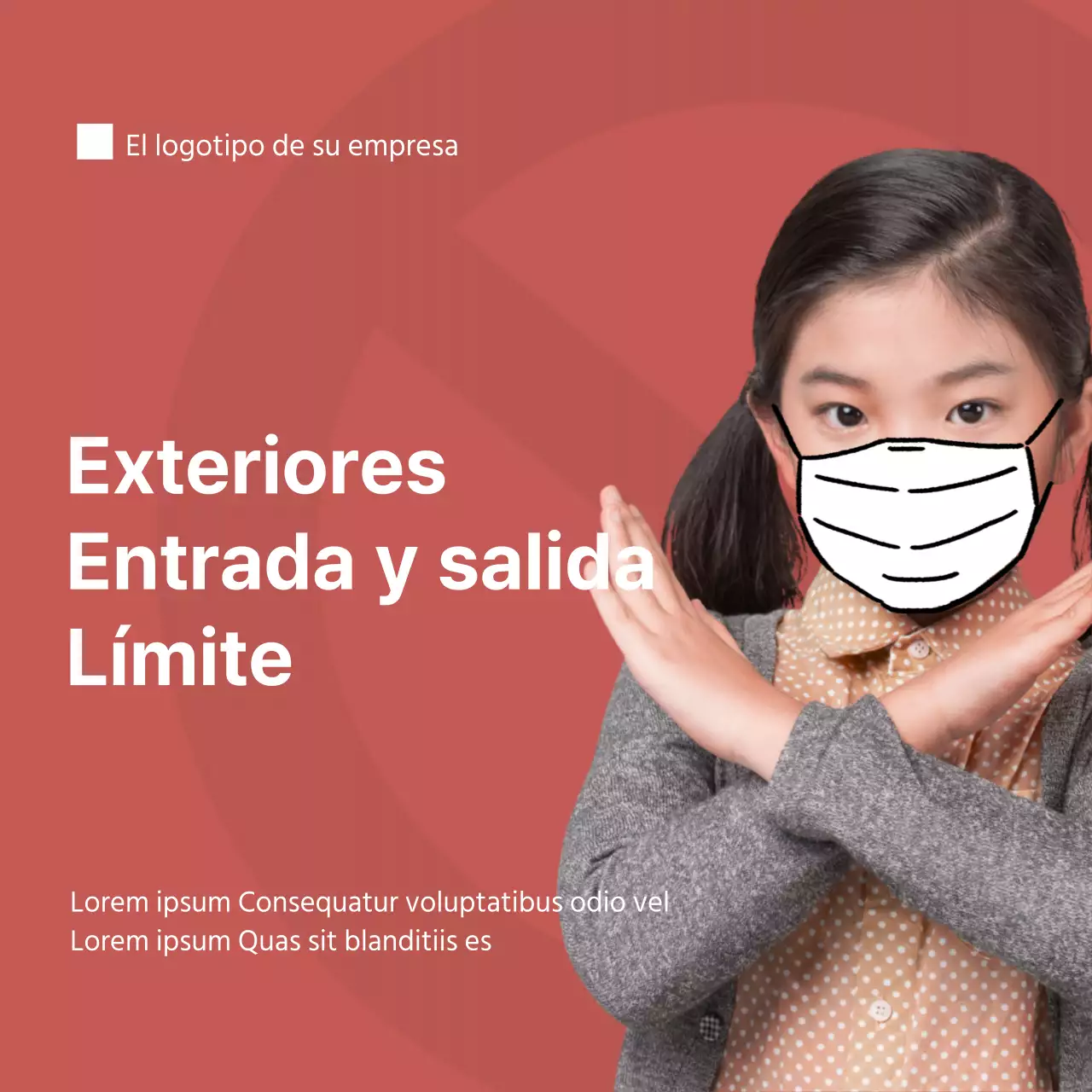 Diseño de bloqueo de corona rojo intenso