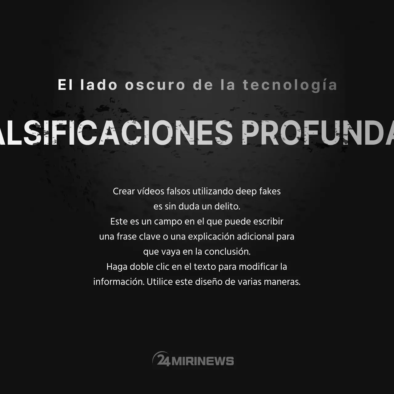 Noticias neutrales sobre tarjetas deep-fake