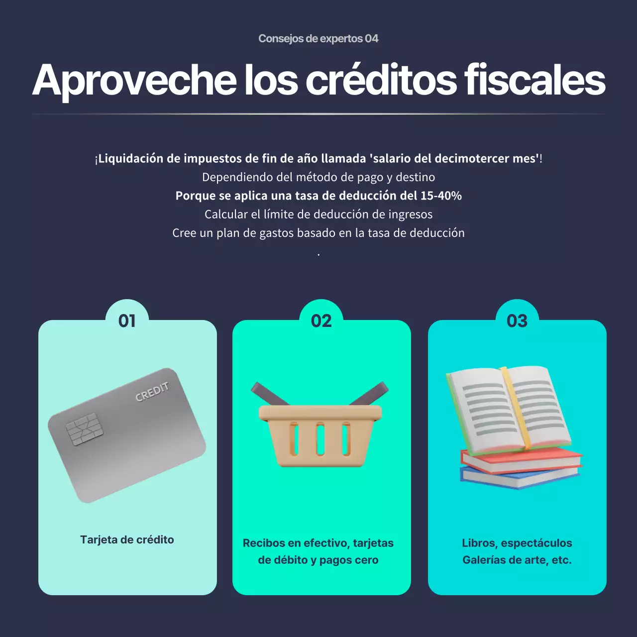 Navy Mint Neat Social Principiante Educación Financiera TarjetaNoticias