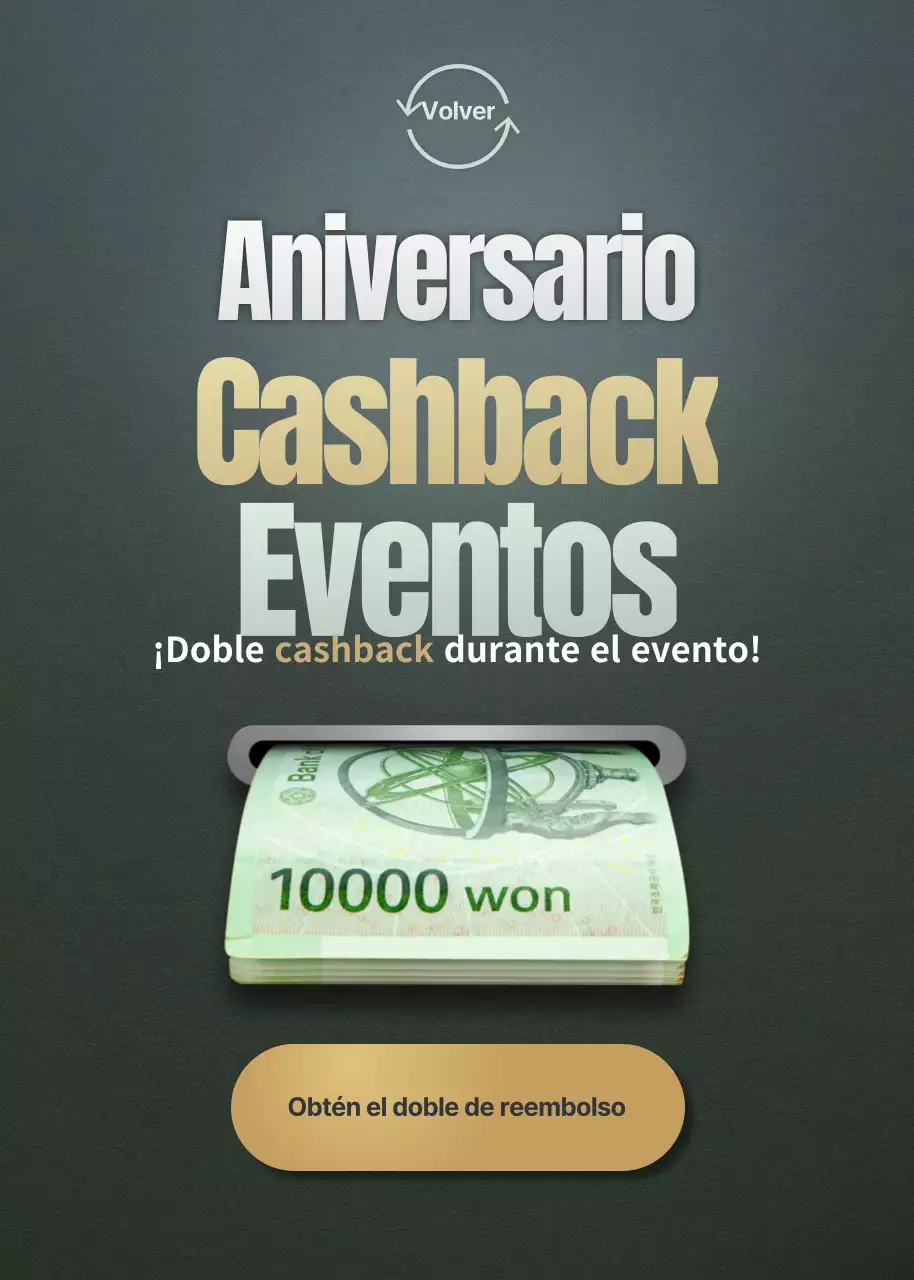 Evento Cashback