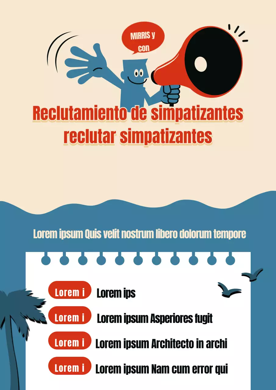 Reclutamiento de simpatizantes