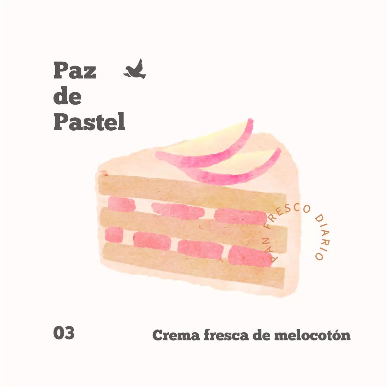 Pegatinas ilustradas para postres