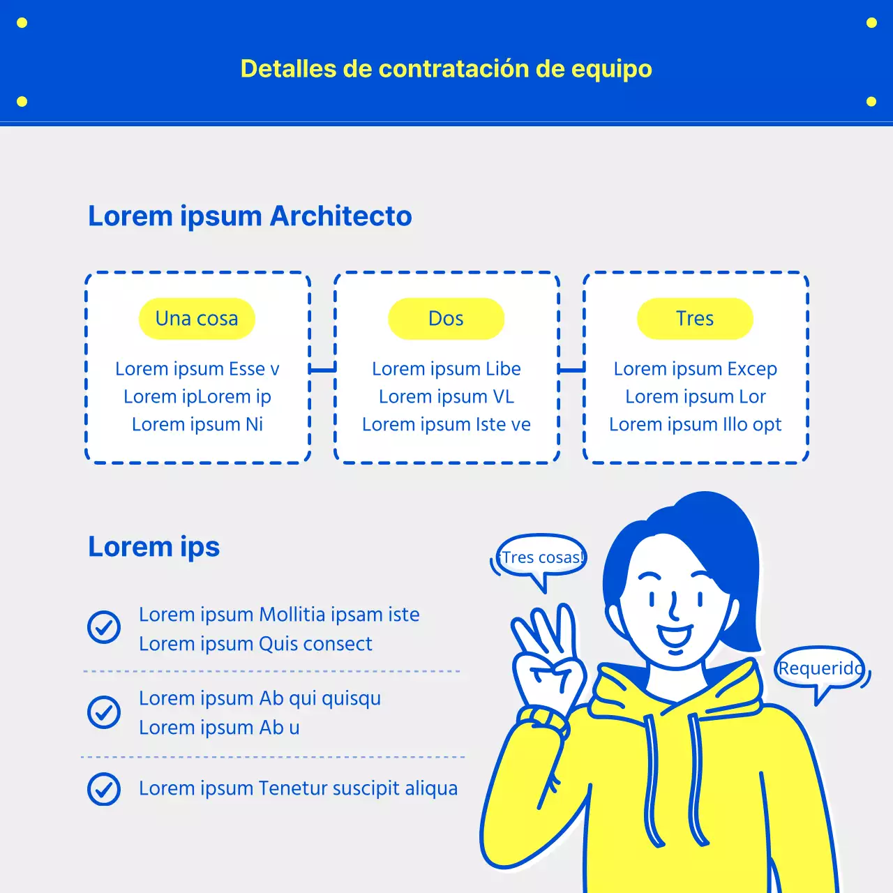 Azul y limón Ilustración Concurso de divulgación Contratación de equipos TarjetaNoticias