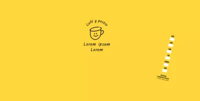 Ilustración dibujada a mano en amarillo