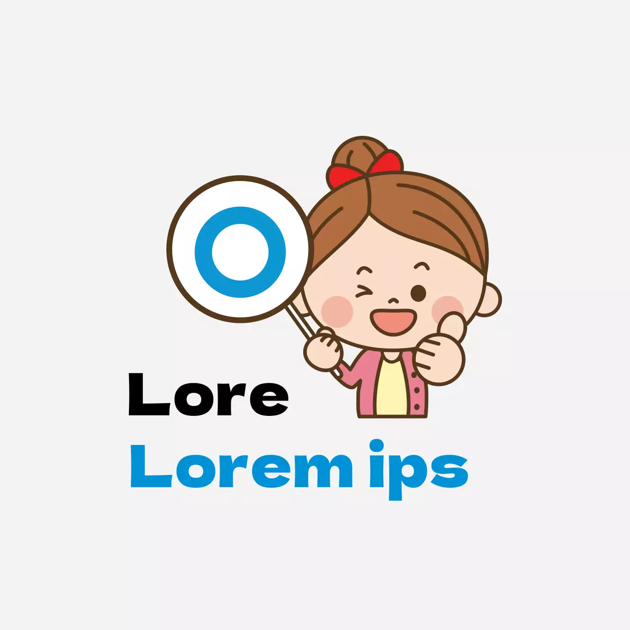 Ilustración azul bonita corona cuarentena