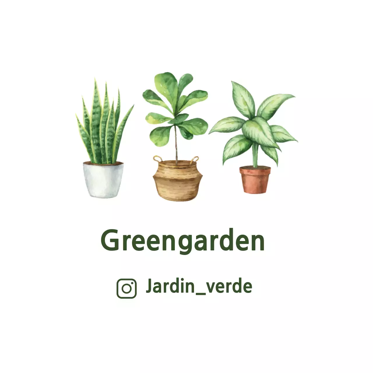 Etiquetas blancas ilustradas de jardín botánico limpio