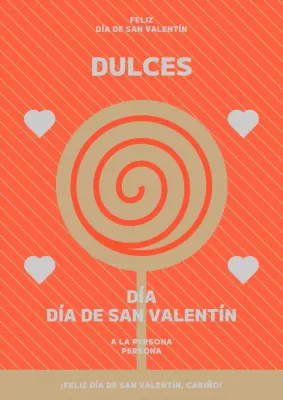 Día Blanco en naranja y beige