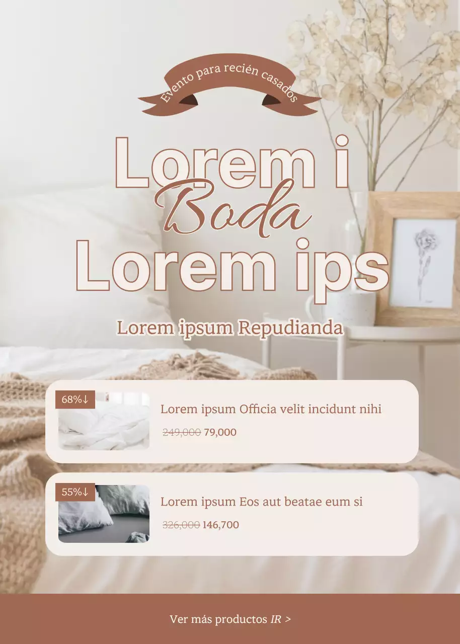 Ropa de cama de luna de miel beige y cálida en oferta