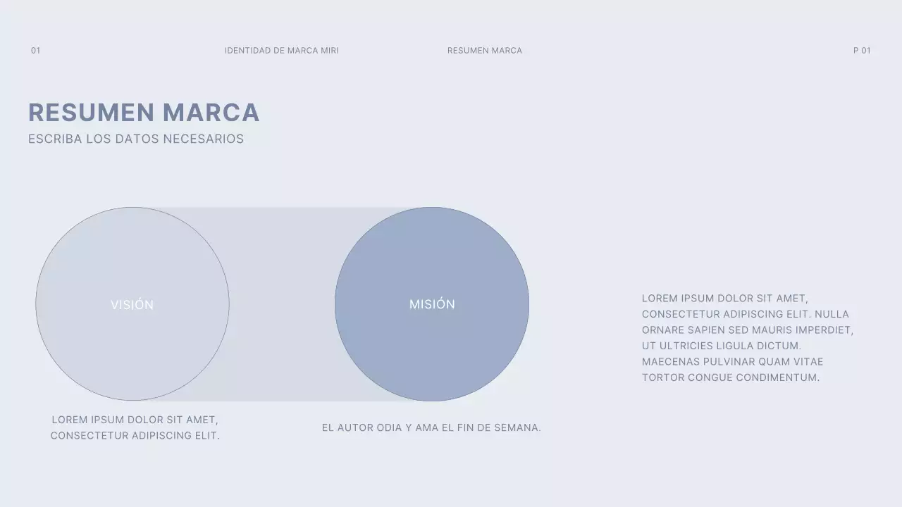 gris oscuro azul claro gridconcept simple branding guideline