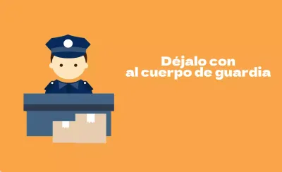 Déjelo en manos de la seguridad