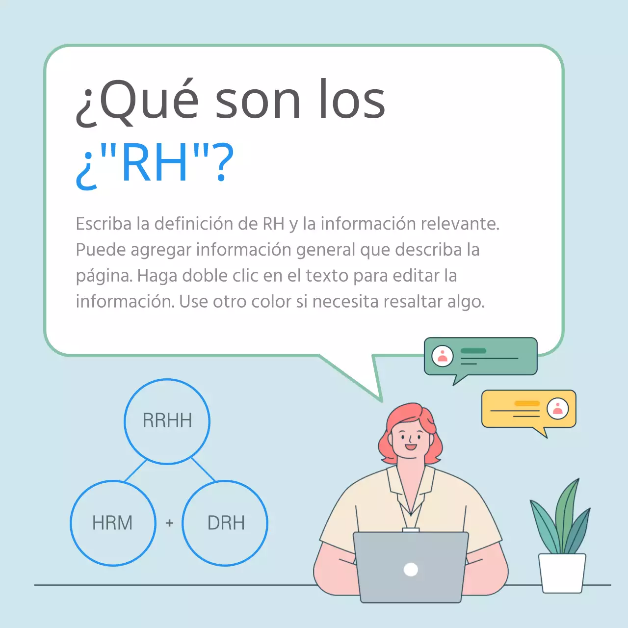 Más información sobre nuestro equipo de RR.HH. impulsado por la ilustración Descripción del puesto Entrevista Competencias básicas CardNews