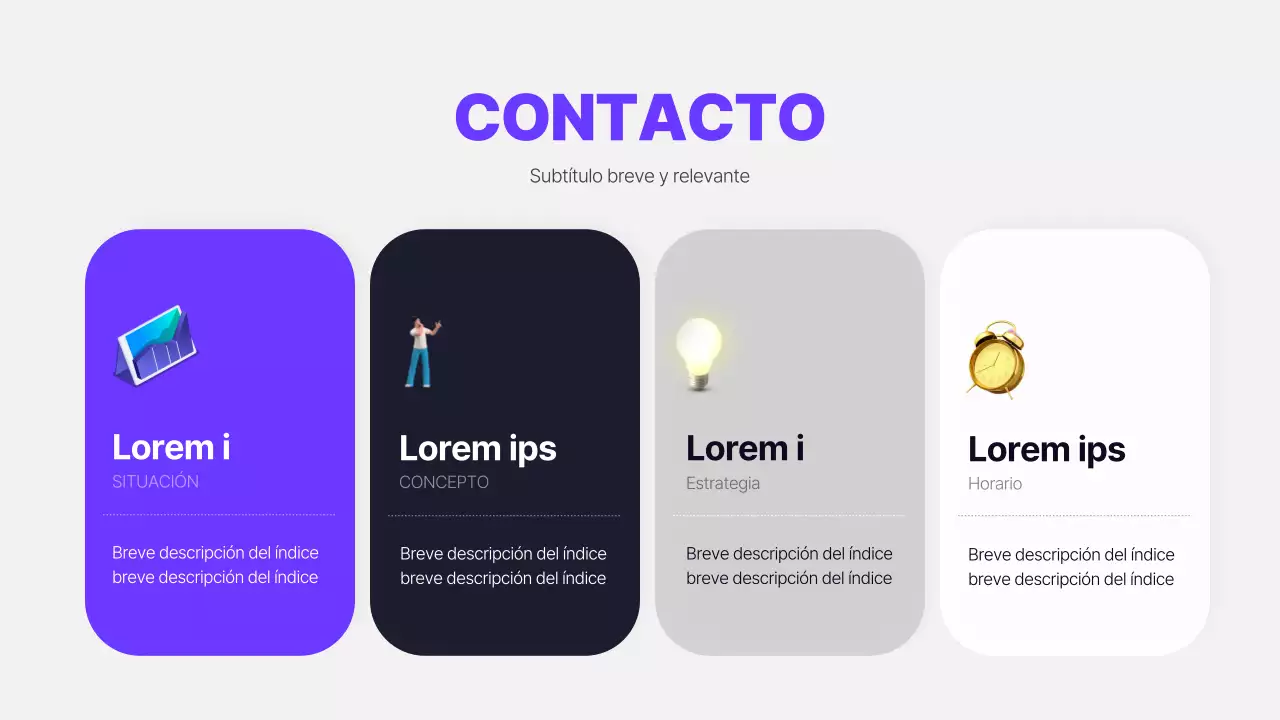 Plan de marketing publicitario ilustrado en 3D en azul (Presentación)