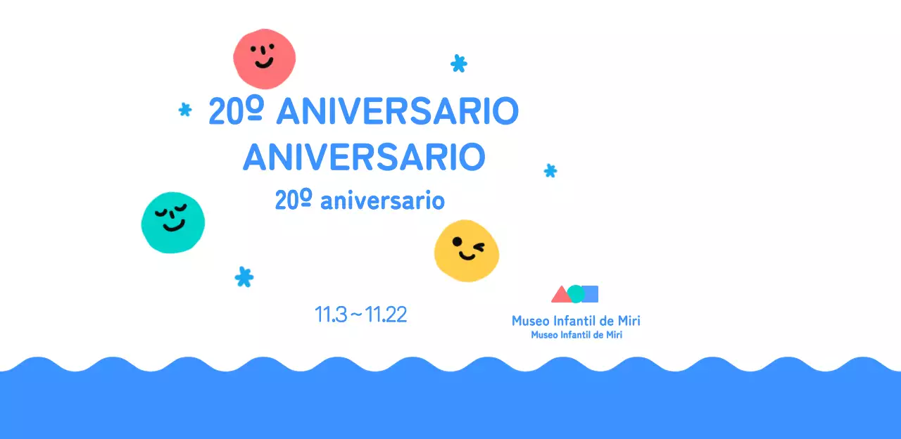 Celebra el azul, colorido y brillante