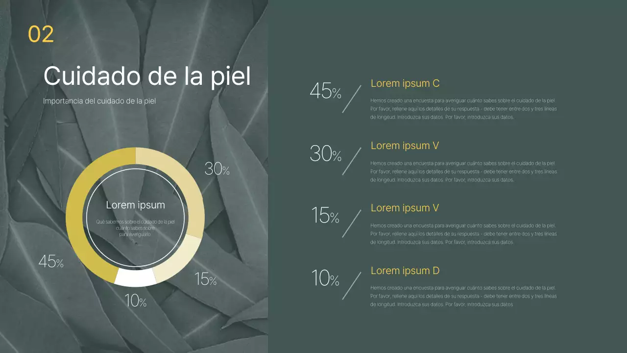 Guía de productos de belleza Green Black Tone