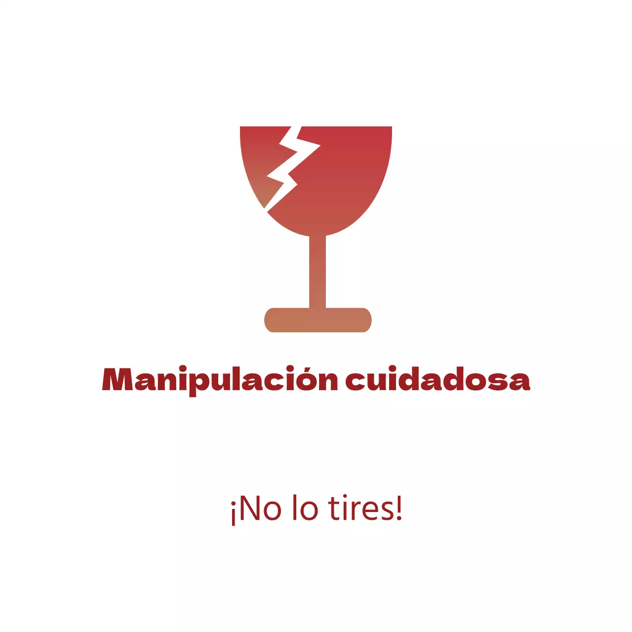 Manipulación cuidadosa