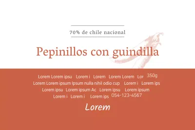 Pepinillos con guindilla