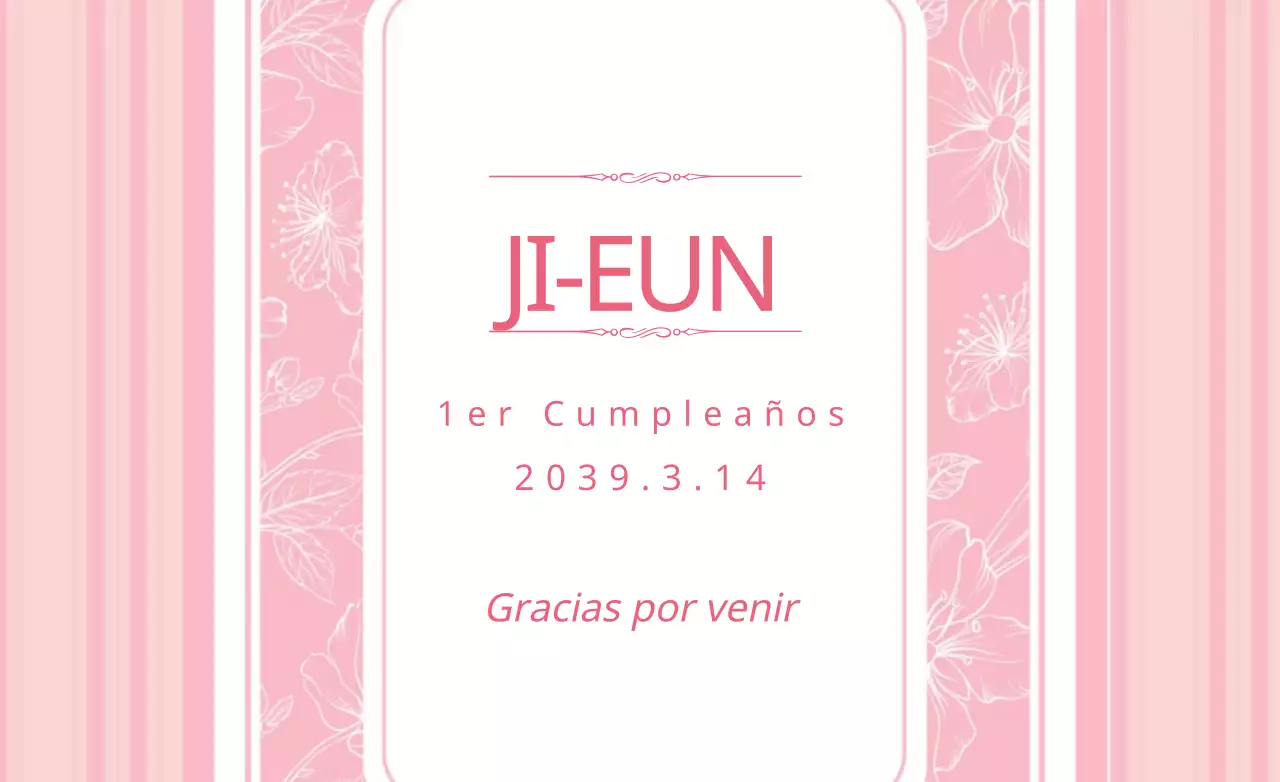 1ER CUMPLEAÑOS