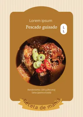 Cartel de diseño de etiqueta de producto de salsa de chile rojo simple