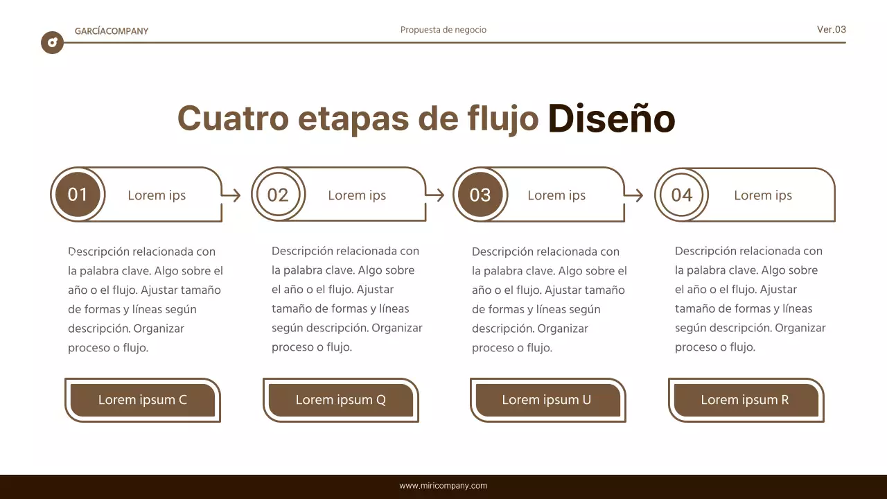 Informe de resaltado de texto sencillo en marrón y blanco