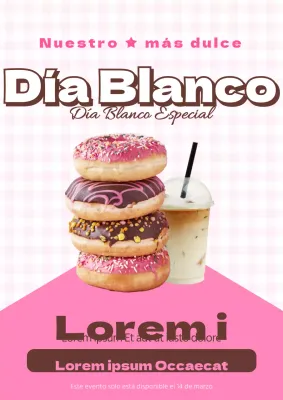 Evento de pastelería del Día Blanco