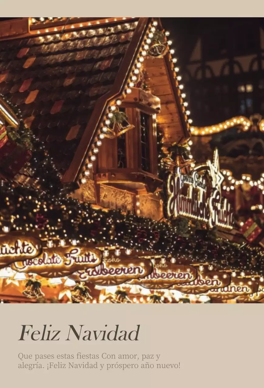 Concepto de foto emocional Navidad en marrón