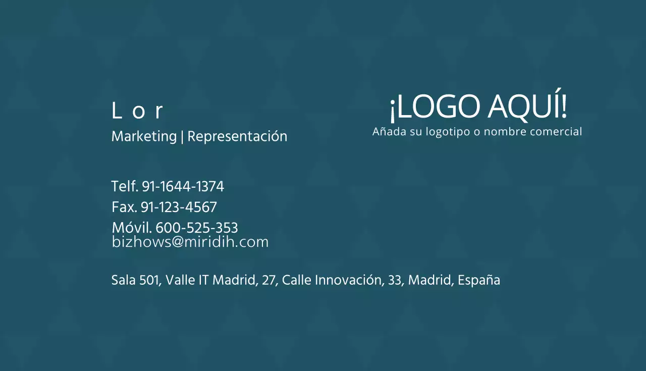 Tarjetas de visita de empresa