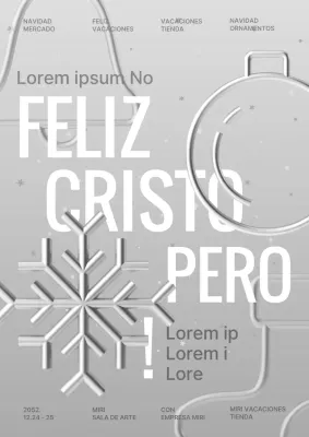 Presentamos el Mercado Navideño Blanco y Plateado