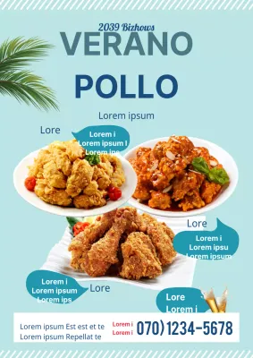 Promociona un nuevo menú de verano con una foto de una refrescante limonada con sabor a menta.