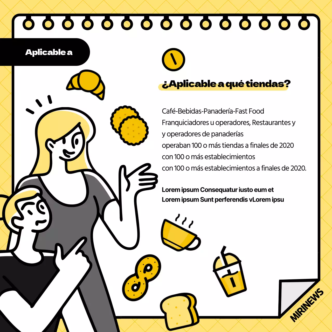 Ilustración en amarillo y negro concepto de sistema de depósito de vasos desechables