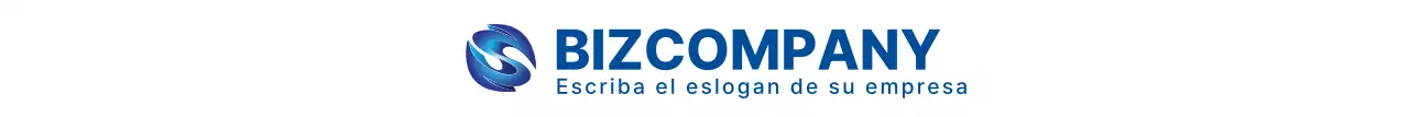 Colores azules Estilo sencillo y limpio Negocios Logotipo corporativo Para mercancías