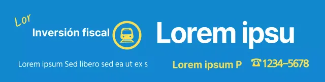 Promover propiedades limpias, azules y legibles