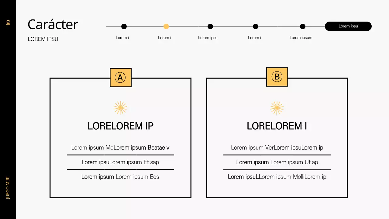 Presentación del juego