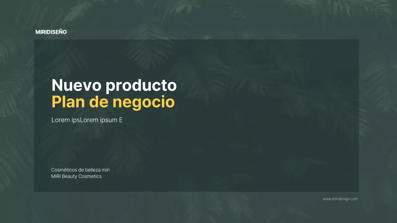 Guía de productos de belleza Green Black Tone