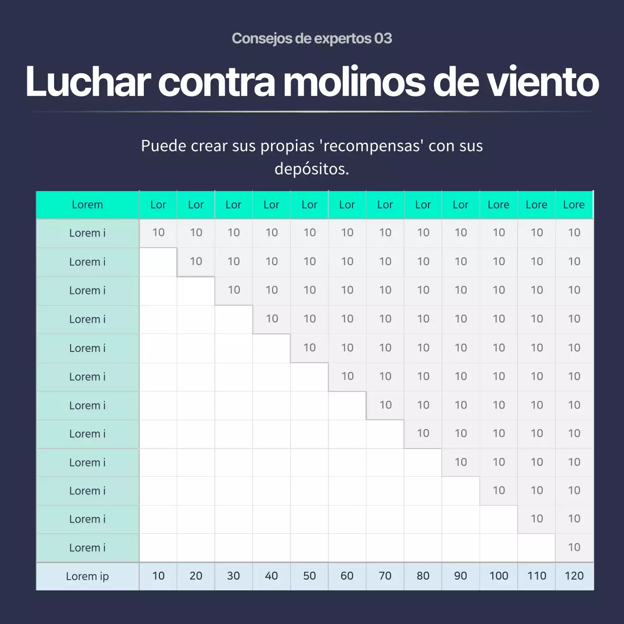 Navy Mint Neat Social Principiante Educación Financiera TarjetaNoticias