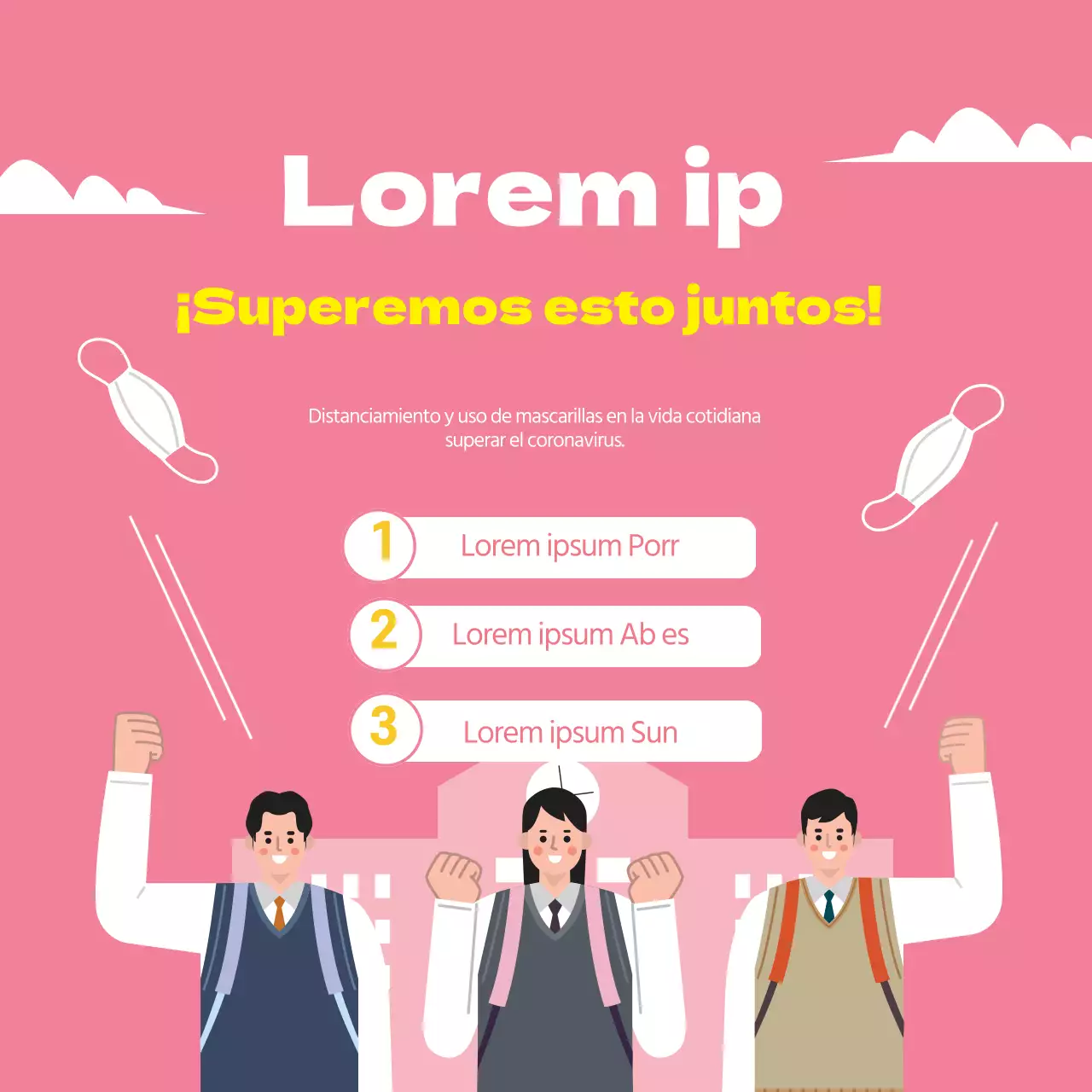 Ilustración rosa Neat Corona