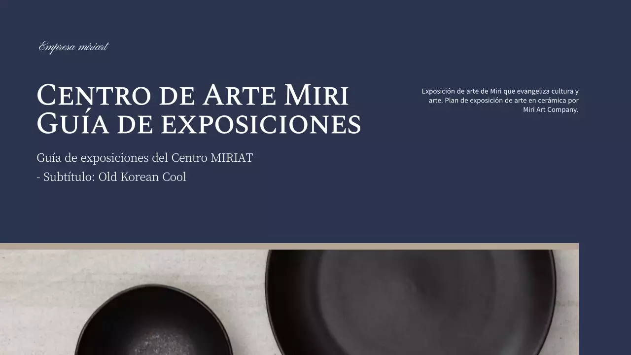 Guía para exponer cerámica en añil y beige