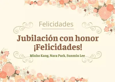 Ceremonia de jubilación