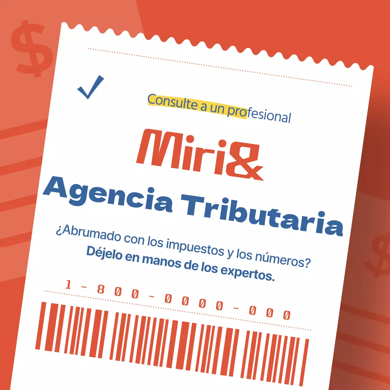 Concepto de recibo azul y rojo Recibo de pensión Consejos para ahorrar impuestos