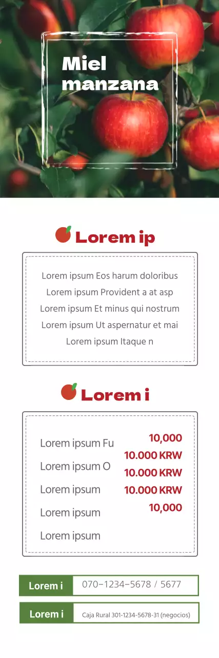 Manzanas endulzadas con miel