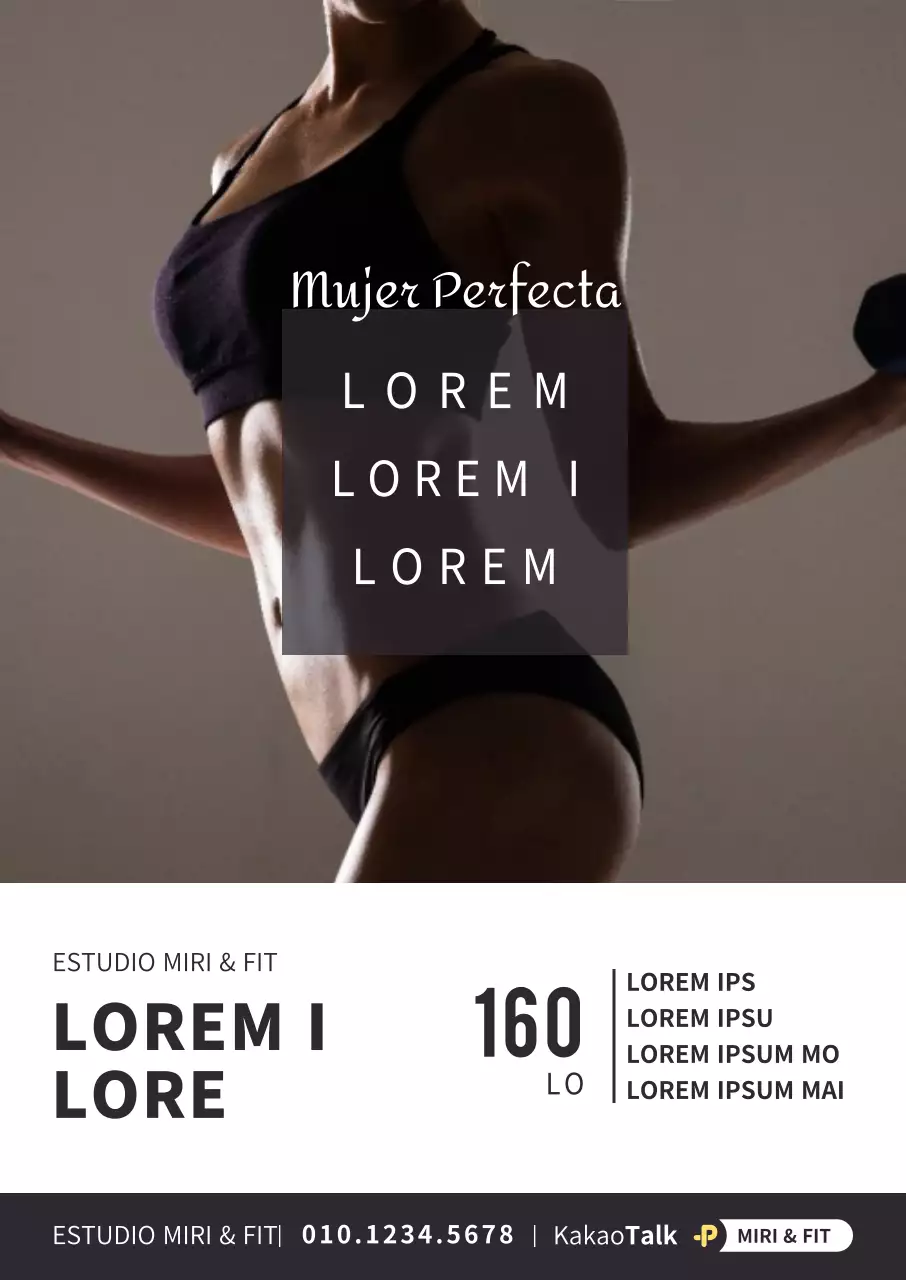 Imágenes neutras y sencillasMejorar el perfil corporal Reclutamiento PT